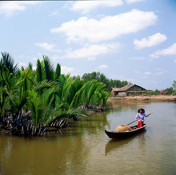 Vinh Long Vietnam - moyen de transport