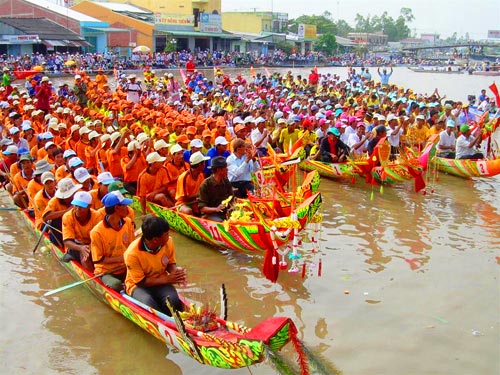 Les fêtes originales au delta du Mékong