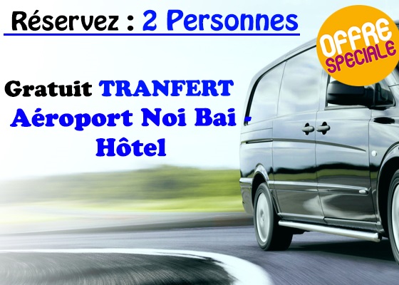 Voyagez à 2 - transfert gratuit de l’aéroport au centre d'Hanoi