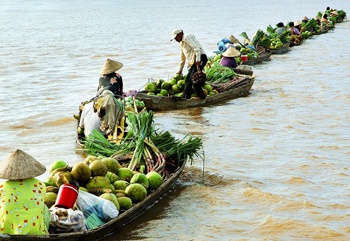 Cho Lach Ben Tre - excursion privee au delta du Mekong