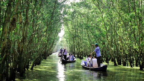 Circuit dans le Delta du Mekong