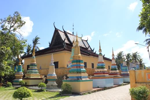 Pagode plus belle à An giang, voyage delta Mekong