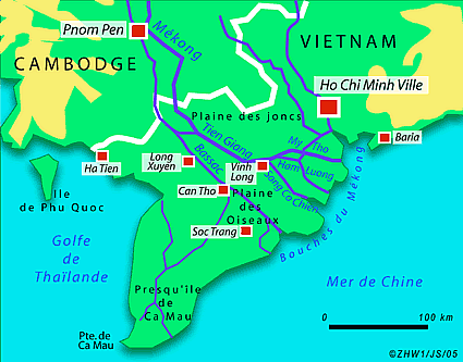 Le Delta du Mékong au Vietnam