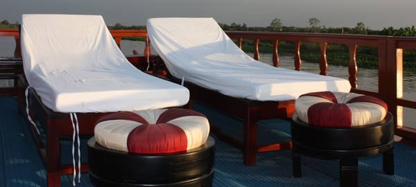Chaise pour le bain de soleil