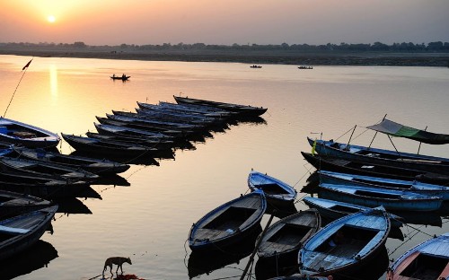 Le fleuve de Gange en Inde