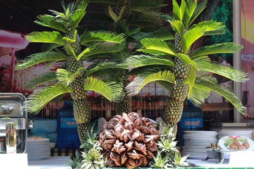sculpure des fruits