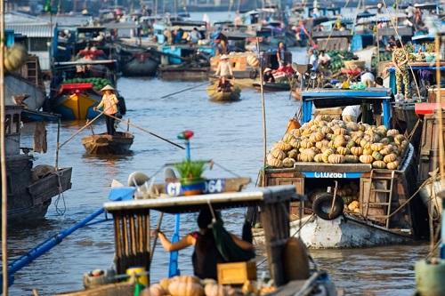 marché flottant Cai Rang