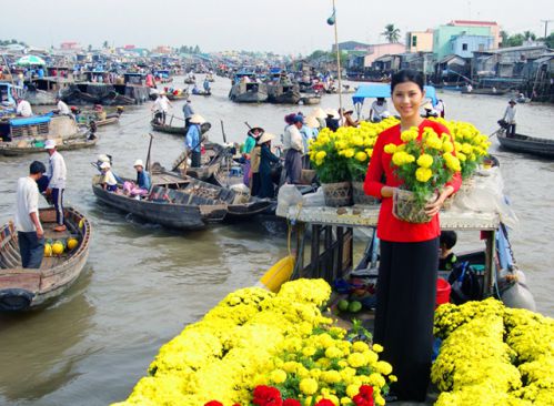 marché flottant de Cai Be 4 - circuit Mékong