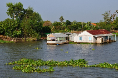 Villages flottants Mekong Vietnam